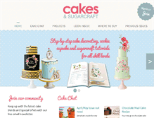 Tablet Screenshot of cakesandsugarcraft.com